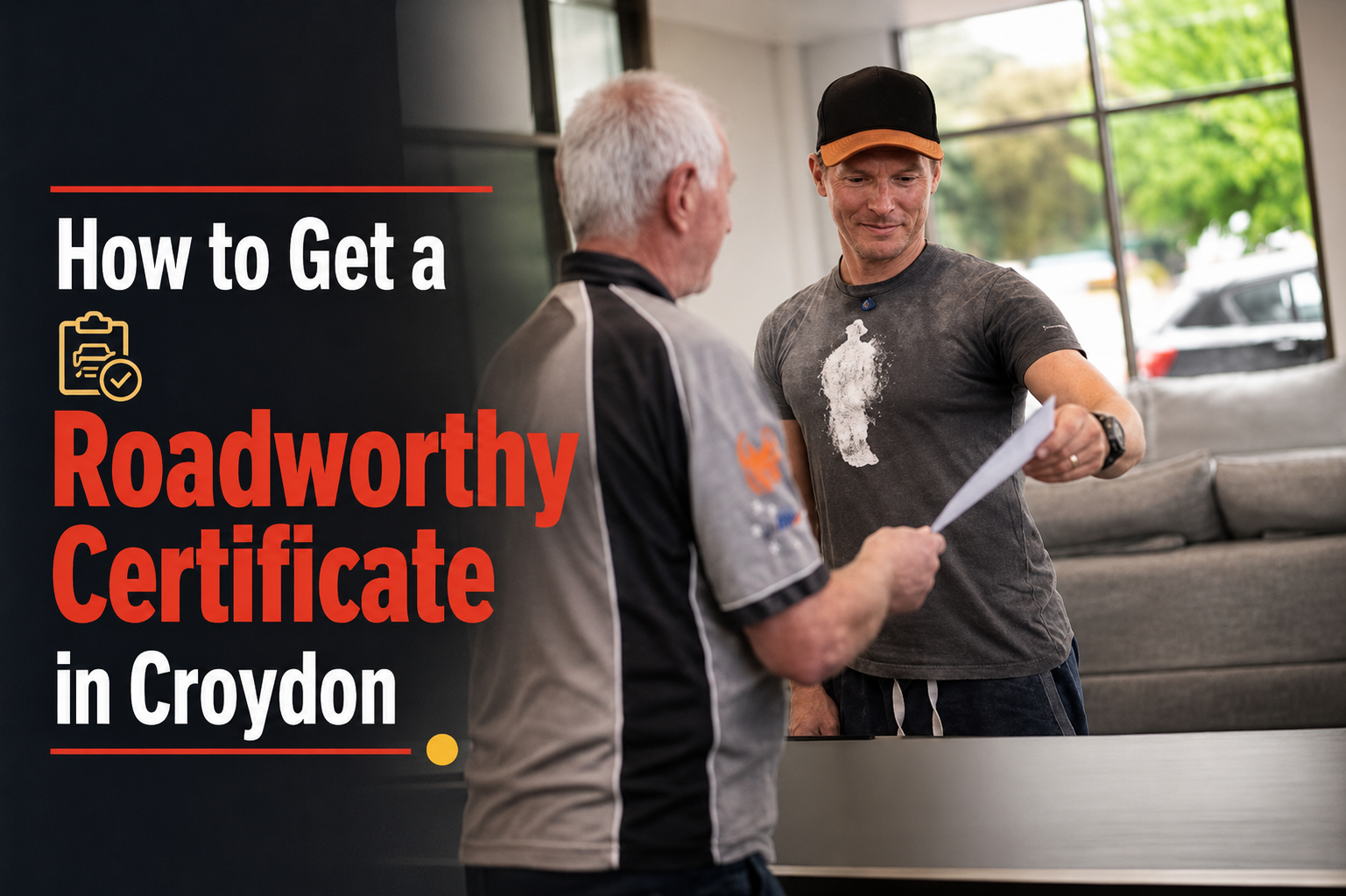 how to get road worthy certificate