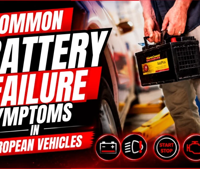 COMMON BATTERY FAILURE SYMPTOMS IN EUROPEAN