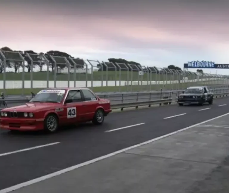 Race car preparation for track day in Victoria Australia